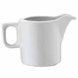 (6 stuks) MIX & MATCH - Melkkan - 125ml - Porselein - 60x60x80mm - wit