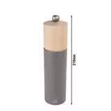 (6 pieces) PEUGEOT | BOREAL - Pepper Mill - Rock Gray - Height: 210mm