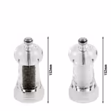 (6 pieces) PEUGEOT | TOUL - Salt & Pepper Mill - Acrylic - Height: 110mm