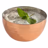 (6 buc) Bol | MUMBAI - Oțel inoxidabil - 200 ml - pătrat - 90x90x50 mm - stivuibil - Cupru