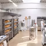 Bakplåtsvagn i rostfritt stål - för 15 plåtar 600x400 mm - med tystgående hjul