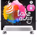 Macchina per gelato soft professionale - 11,25L/h - 1,50kW - per 1 gusto - da banco