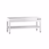 Commercial Stainless Steel Undercounter Table - 1000x700mm – with Bottom Shelf