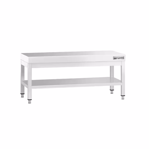 Table de travail en acier inoxydable PREMIUM - 1000x600mm - avec étagère basse