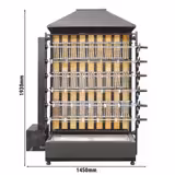 Charcoal Chicken Rotisserie Oven - with 6 Skewers for up to 36 chickens