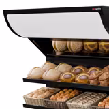 Scaffalatura per Panetteria / Scaffale per pane - MADRID - 1200mm - con 3 ripiani - Nero opaco
