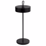 (4 unid) Candeeiro de mesa LED - CLEO MINI - recarregável sem fios - regulável em 3 níveis - Ø120mm - Preto - IP54