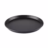 (6 pièces) Plaque à pizza - tôle bleue - Ø 320 mm - hauteur : 25 mm
