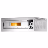 (2 pz) Forno elettrico per pizza - Platea in mattoni refrattari - 990x990mm - 4 pizze Ø33cm - fino a 400°C - Meccanico