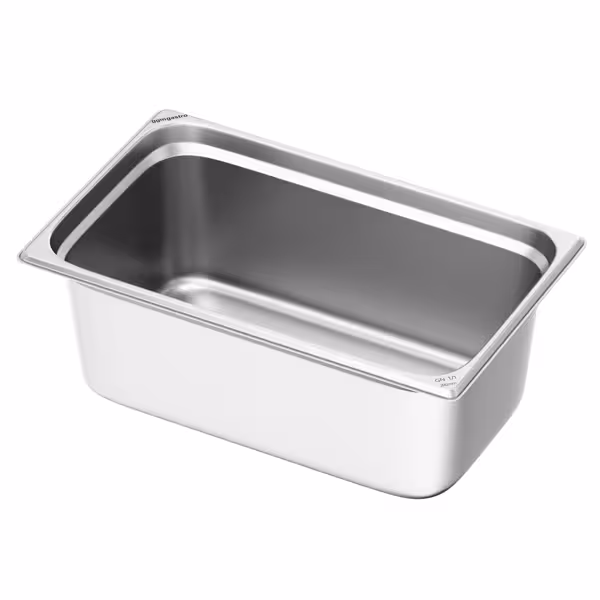 (1 piece) – Stainless Steel Gastronorm Pan GN 1/1 – Height 200 mm