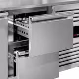 Πάγκος Προετοιμασίας PREMIUM - 1800 χλσ. - για 8x GN 1/3 - 2 Πόρτες & 2 Συρτάρια 