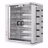 Elektro Hähnchengrill - 16,5 kW - mit 5 Spießen für bis zu 30 Hähnchen