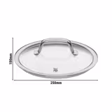 WMF | Fusiontec Mineral - Glass lid - Ø 200mm