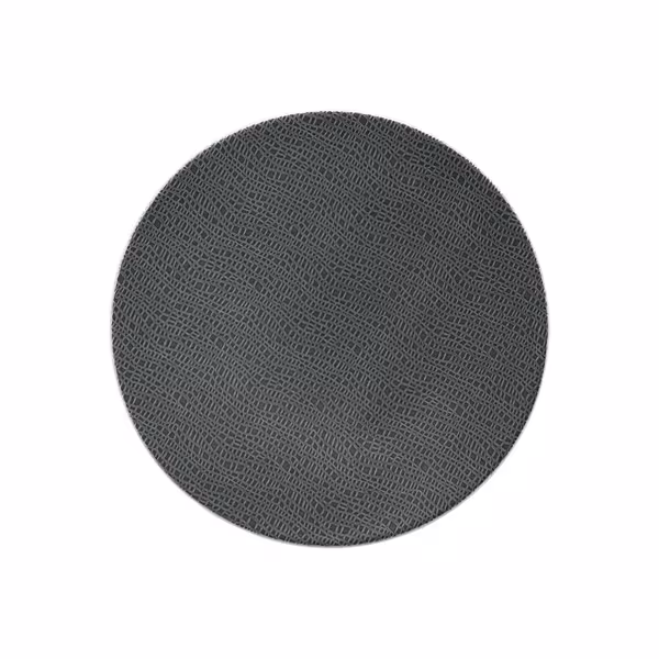 (6 pieces) SELTMANN WEIDEN | Porcelain Coupe Dinner Plates – Anthracite - Ø 28 cm - Flat