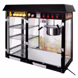 Popcornmaschine - 5 kg/h - mit 3 beheizten Ablagen