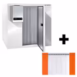 Cella frigorifera BT - 2100x2100mm - 6,10m³ - con monoblocco a parete - con pavimento - pannello 120mm