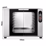 Armario de fermentación - Digital - 12x EN 600x400mm o GN 1/1 - para fermentación - para hornos de pizza BKDV1200, BKDV865, BKDV705, HV1200, HV865, HV705, KDDV1021 y KDDV621 - con humidificación automática