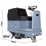 Autolaveuse Autoportée Professionnelle - Rendement 4300m²/h - Largeur de travail 92cm - Batterie 24V - Chargeur inclus