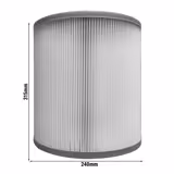 Vacuum motor filter - for Ride-on sweeper KMHK13000 - 240x240mm