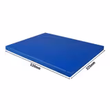 Tagliere professionale in polietilene (HDPE) - 325x530mm - Spessore: 20mm - Conforme HACCP - Blu