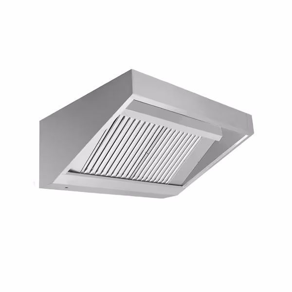 Ventilationskåpa 1.0 m - med filter och lampa