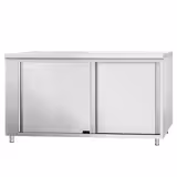 Стіл тепловий PREMIUM - 2 кВт - зі скляними розсувними дверима, 1 полиця - 1800x700x870 мм