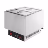 Topiarka do czekolady - 2x GN 1/4 - 250W - w zestawie: 2 pokrywy i 2 pojemniki GN 1/4