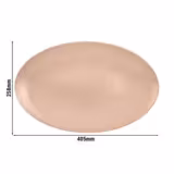 (2 sztuki) SELTMANN WEIDEN | Talerz coupe – 400 x 255 mm – staro-różowa