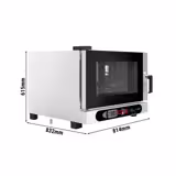 Combi steamer - Ψηφιακός - 4x GN 1/1 ή 4x EN 600x400 - με σύστημα πλύσης