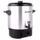 Wasser- & Glühweinkocher - 27 Liter - 2 kW - Edelstahl - mit Ablasshahn & Timer