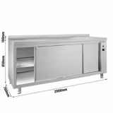 Wärmeschrank PREMIUM - 2000x700mm - mit Aufkantung