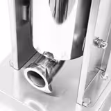 Insaccatrice per salumi elettrica & macchina per churros - 25L - 180W - acciaio inox - con comando a pedale & 4 imbuti insaccatori & 3 inserti per churros