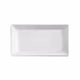 (6 stuks) Dienblad PURE - Melamine - 35,5x18cm - hoogte: 25mm - Wit - stapelbaar - geschikt voor vaatwasser