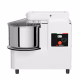 Teigknetmaschine - 42 Liter / 38 kg - 1 Geschwindigkeit - Kessel abnehmbar & Rührwerk aufklappbar - Timerfunktion