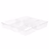 (6 unid) Recipiente GN 1/1 em policarbonato - transparente - 25,6L - Profundidade:200mm