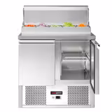 Zubereitungstisch Mini ECO - 900mm - 2 Türen - für 5x GN 1/6