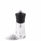 (6 sztuk) PEUGEOT | OLÉRON – młynek do soli – drewno/akryl – kolor czekoladowy – wysokość: 140 mm