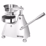 Machine à hamburgers manuelle pour 3 tailles - Ø 100 - Ø 130 - Ø 150 - Argent