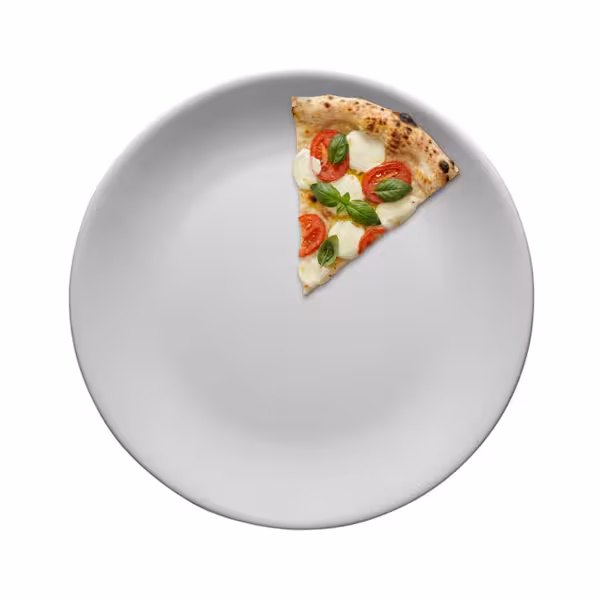 (6 Stück) ENTITY - Pizzateller Porzellan - Ø 300mm - Weiß