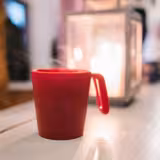(30 piezas) Taza reutilizable - 260ml - Rojo