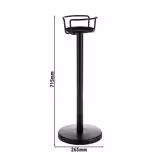 Stojan pro chladicí nádobu na víno / šampaňské - kov - vnější Ø 265 mm - výška: 715 mm - černá