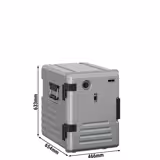 Thermobox - Frontlader - 83 Liter - beheizt - für 12x GN 1/1