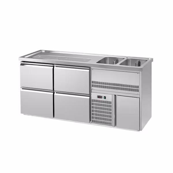 Pivski štand Premium PLUS - 1950x700 mm - 4 ladice 