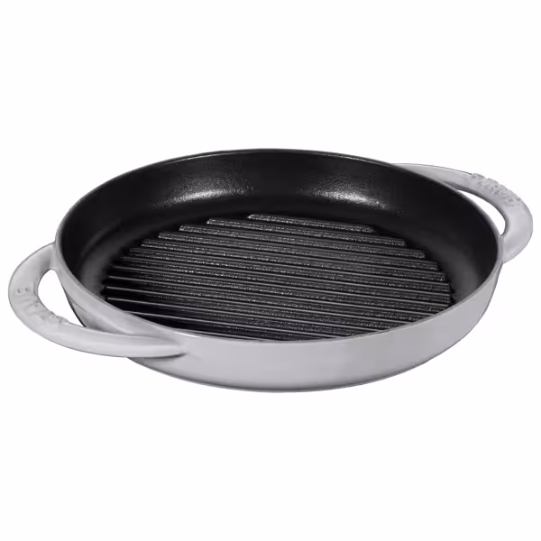 STAUB | GRILL PANS - Pure Grill - Ø 230mm - gjutjärn - grafitgrå