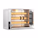 Gas Kippengrill - met 3 spittten - voor 15 kippen - 14,1kW