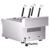 Commercial Electric Pasta Cooker - Single Tank - Countertop - 3kW - with 4 Baskets