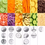 Commercial Veg Prep Machine - 550W - without Discs