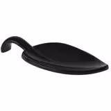 (50 szt.) Łyżka serwingowa do finger food - LEAF - Melamina - 100x45x10mm - Czarny