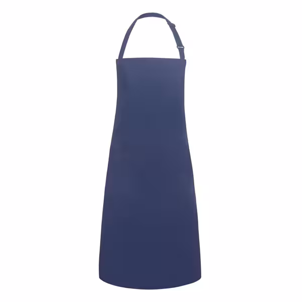 KARLOWSKY | Bib Apron Basic – Navy - 750×900 mm - Adjustable Neck Strap - 65% Cotton/35% Polyester