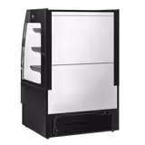 Commercial wall-mounted refrigerated display shelving - 900 mm - 216 litres - with 3 shelves